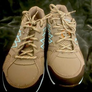 Sketchers relaxed fit steel toe shoes